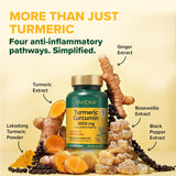 VAHDAM Turmeric Supplement capsules with black pepper
