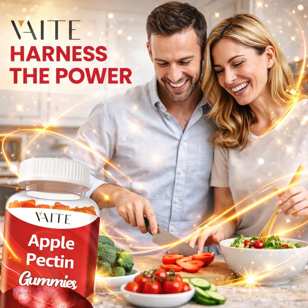 VAITE Apple Pectin Gummies open packaging with gummies visible