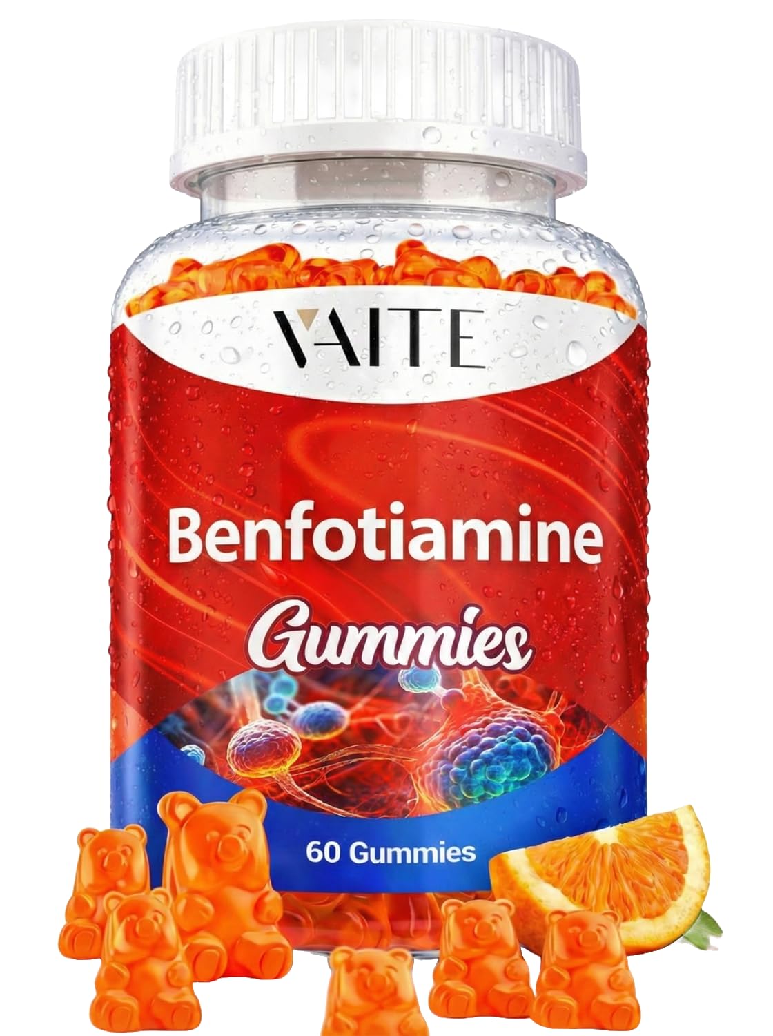 VAITE Benfotiamine Gummies 320mg front view