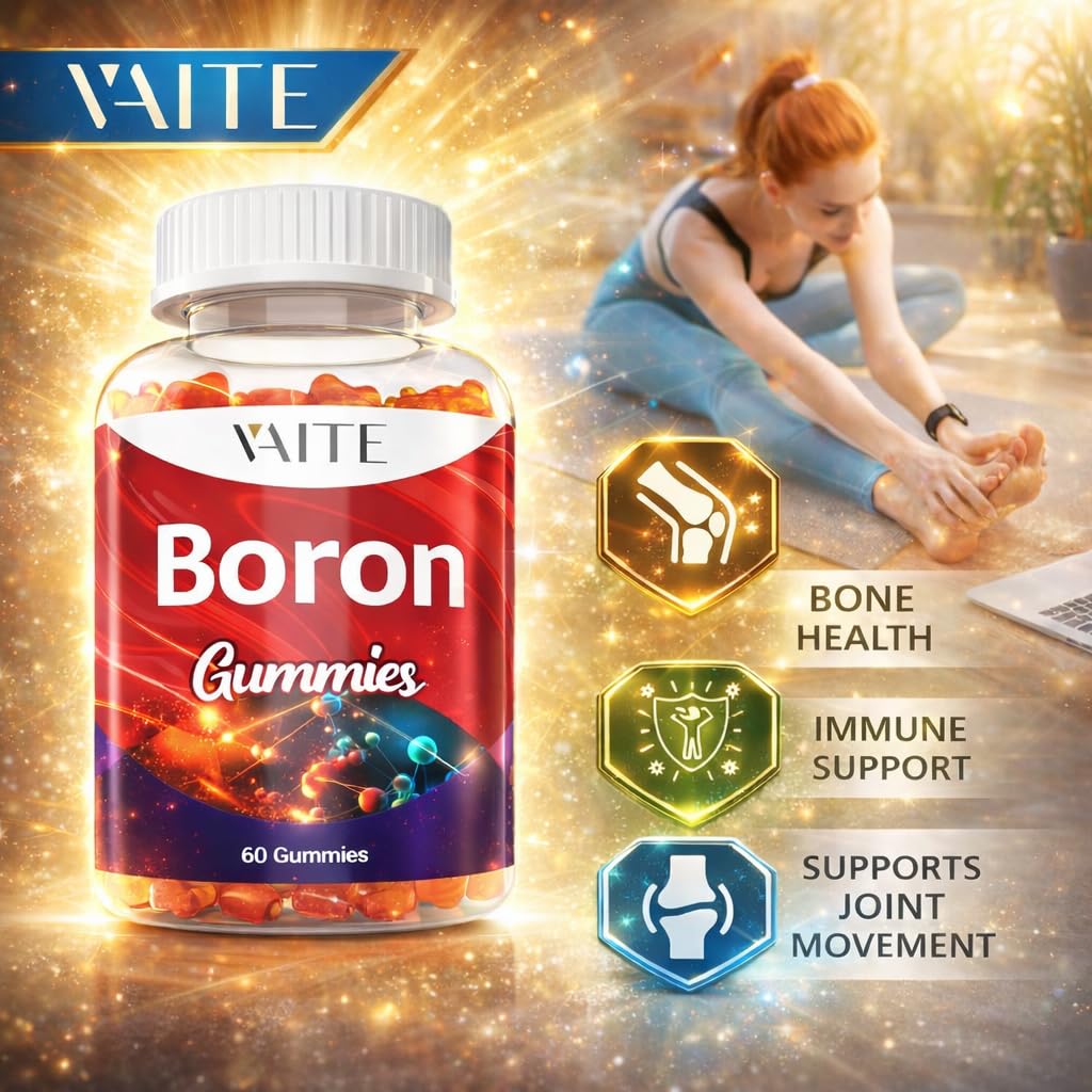 VAITE Boron Gummies packaging with nutritional information