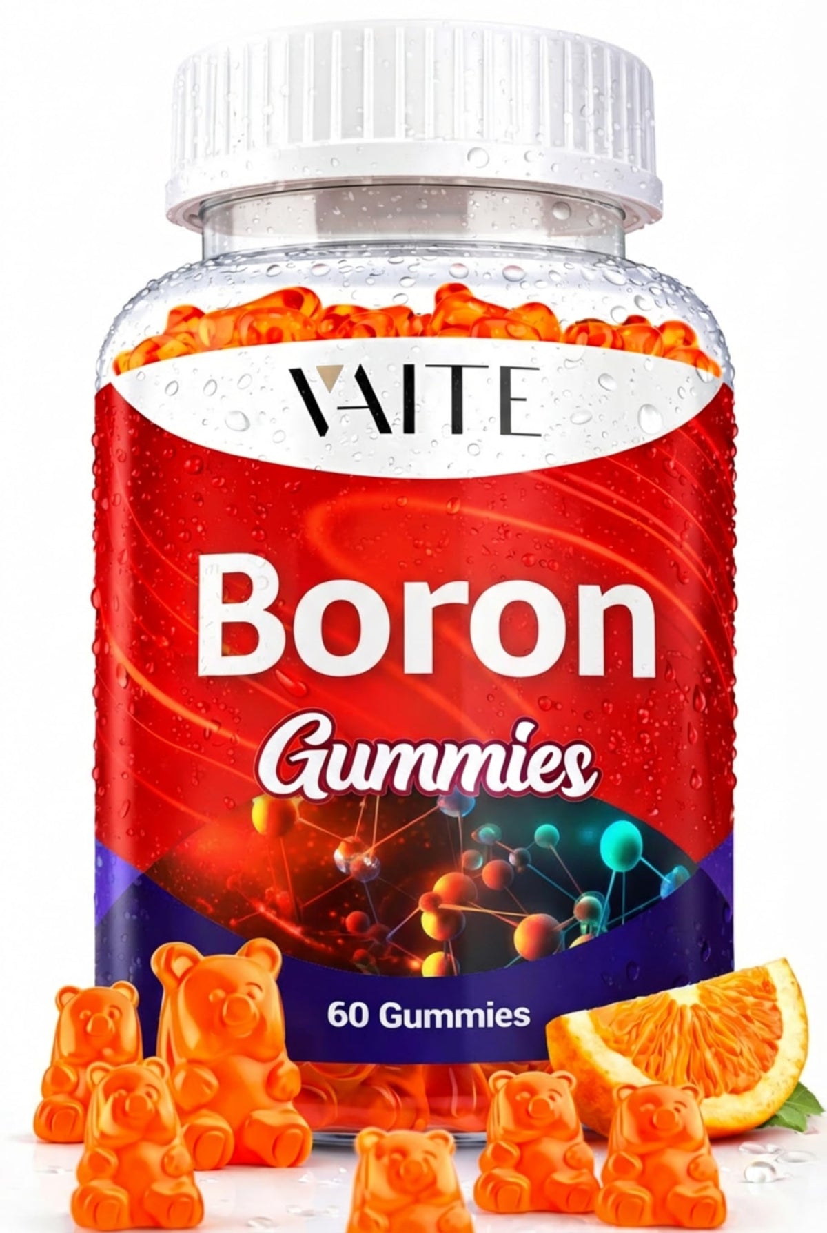 VAITE Boron Supplement Chewable Gummies front view