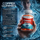 VAITE Copper Gummies displayed on a wooden surface
