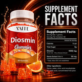 VAITE Diosmin Gummies 1000mg back view showing ingredients