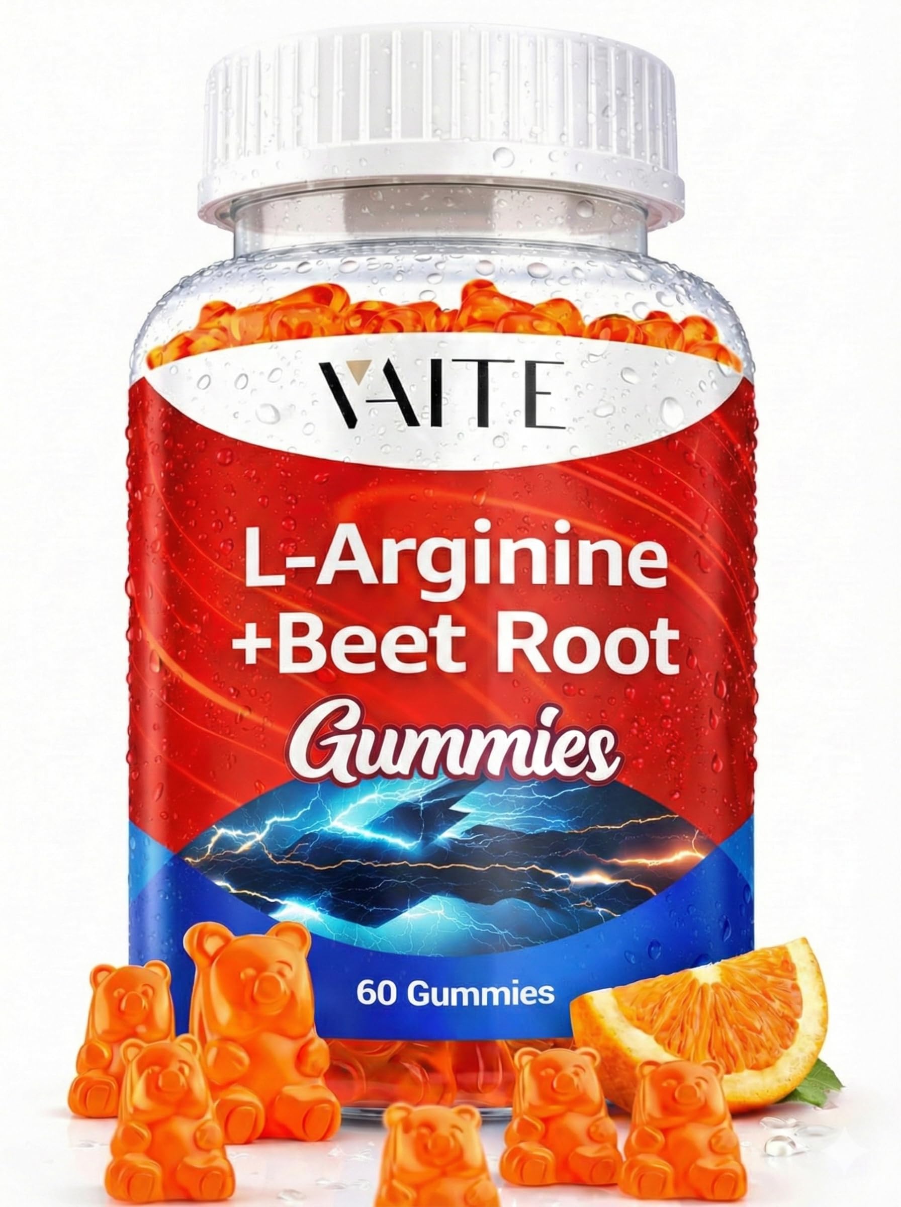 VAITE L-Arginine & Beet Root Gummies 1000mg front view