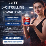 VAITE L-Citrulline Gummies displayed with a measuring spoon