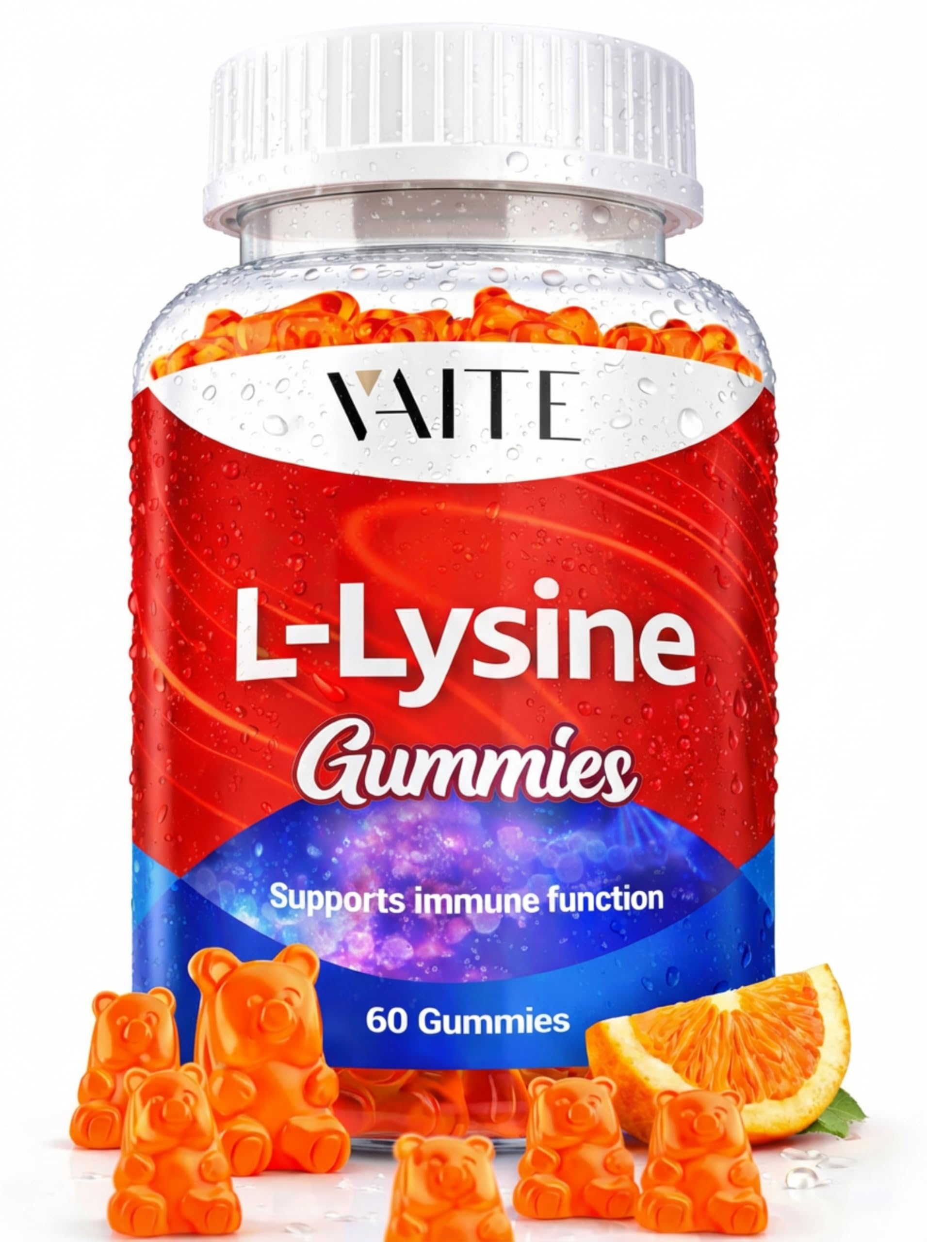 VAITE L-Lysine 1000mg Gummies front view