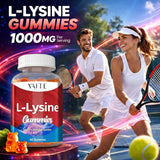 VAITE L-Lysine 1000mg Gummies in a hand