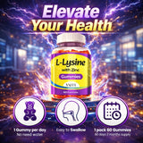 VAITE L-Lysine Gummies in a hand for size reference