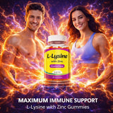 VAITE L-Lysine Gummies packaging on a kitchen counter