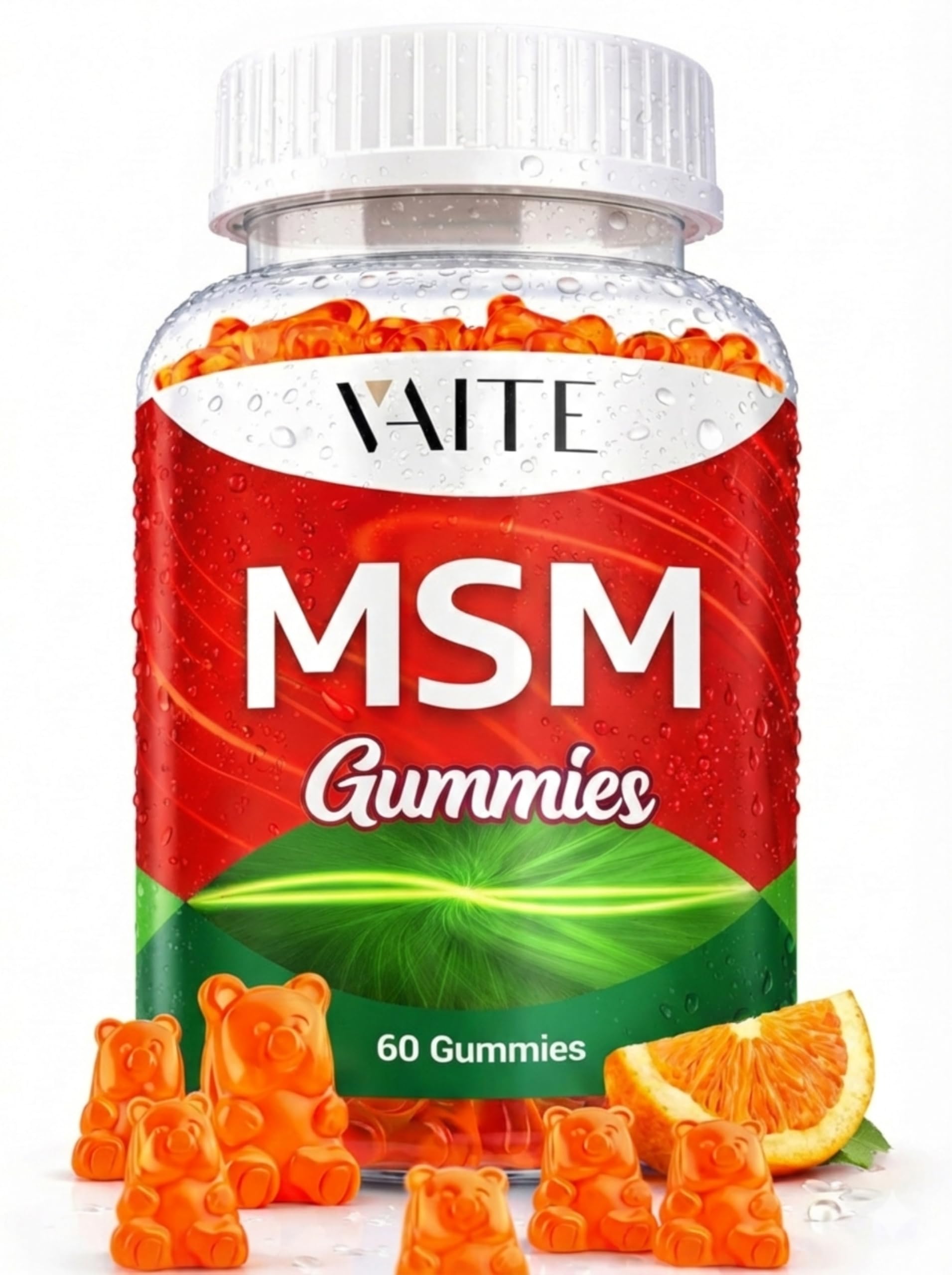 VAITE MSM Gummies 2000mg front view packaging