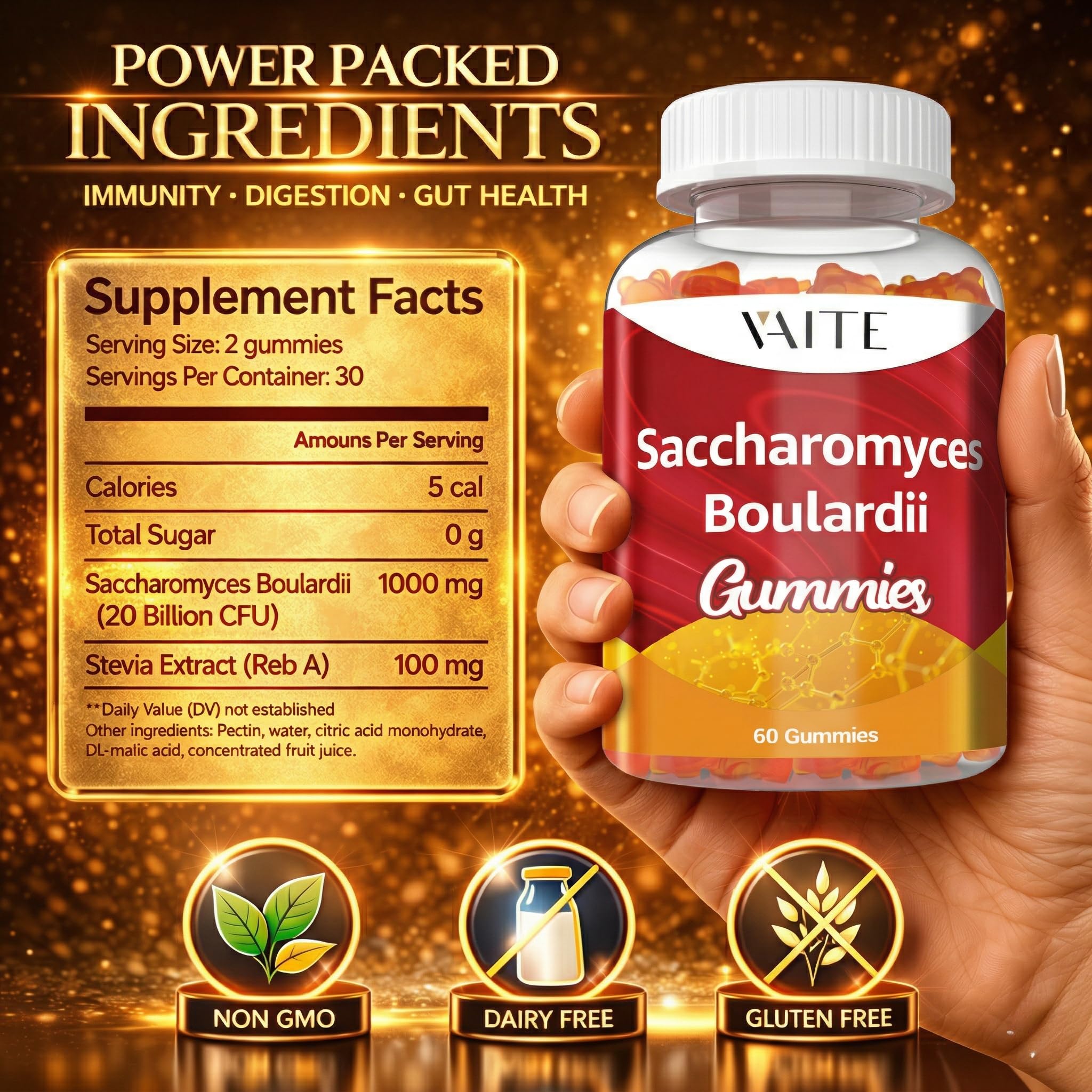 VAITE Probiotic Supplement capsules close-up