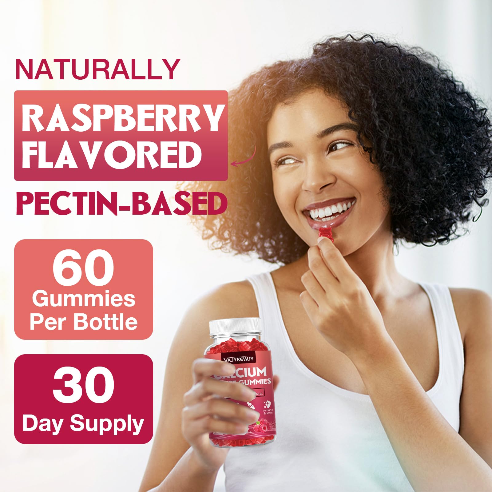 VAJYKEWJY Calcium Citrate Gummies ingredients list