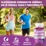 VAJYKEWJY Chondroitin Gummies back view with ingredients
