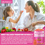 VAJYKEWJY Collagen Gummies in a bowl
