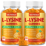 VAJYKEWJY L-Lysine Gummies mixed berry flavour front view