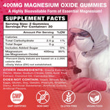VAJYKEWJY Magnesium Oxide Gummies raspberry flavour close-up