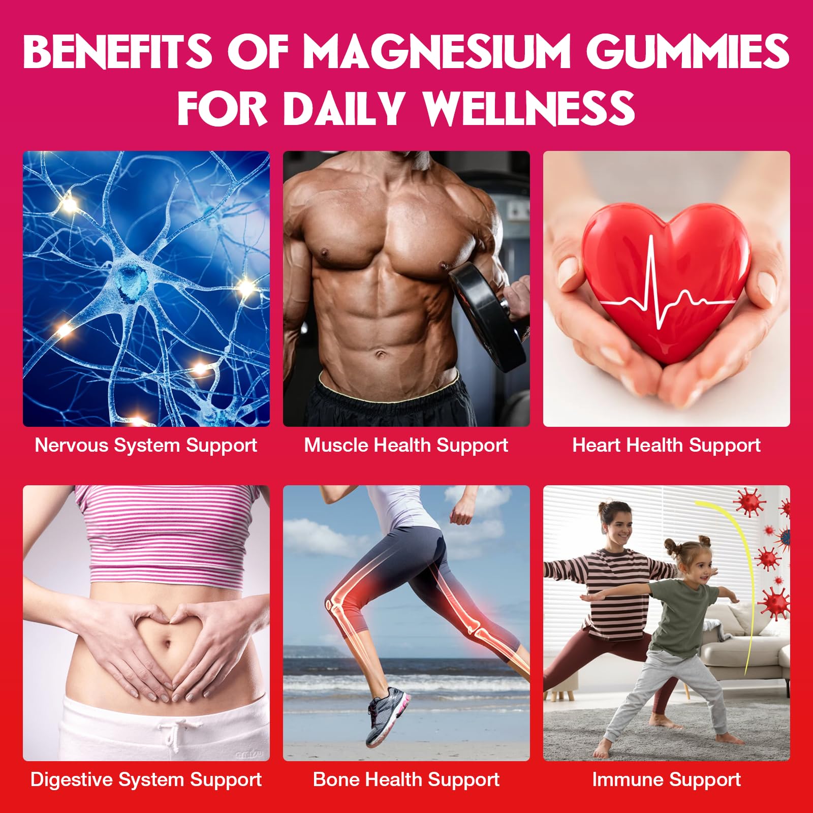 VAJYKEWJY Magnesium Oxide Gummies showing serving size