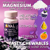 VAL Children's Magnesium Chewables 100mg in a bowl