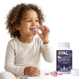 VAL Gentle for Kids star-shaped tablets in fruit punch flavour
