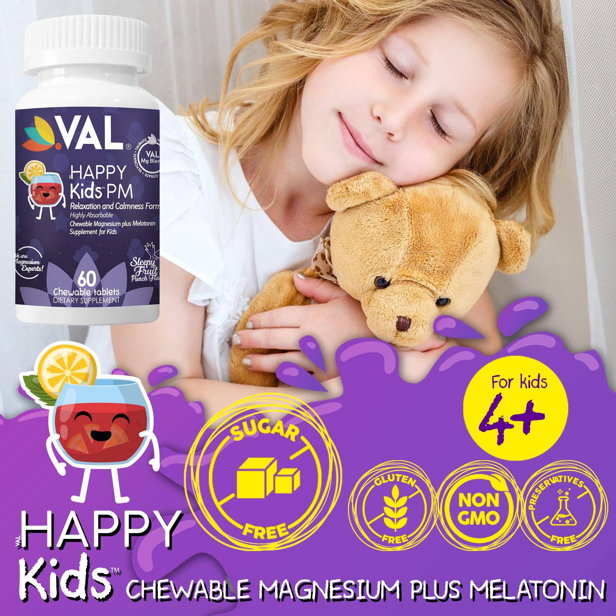 VAL Gentle for Kids tablets in a child's hand