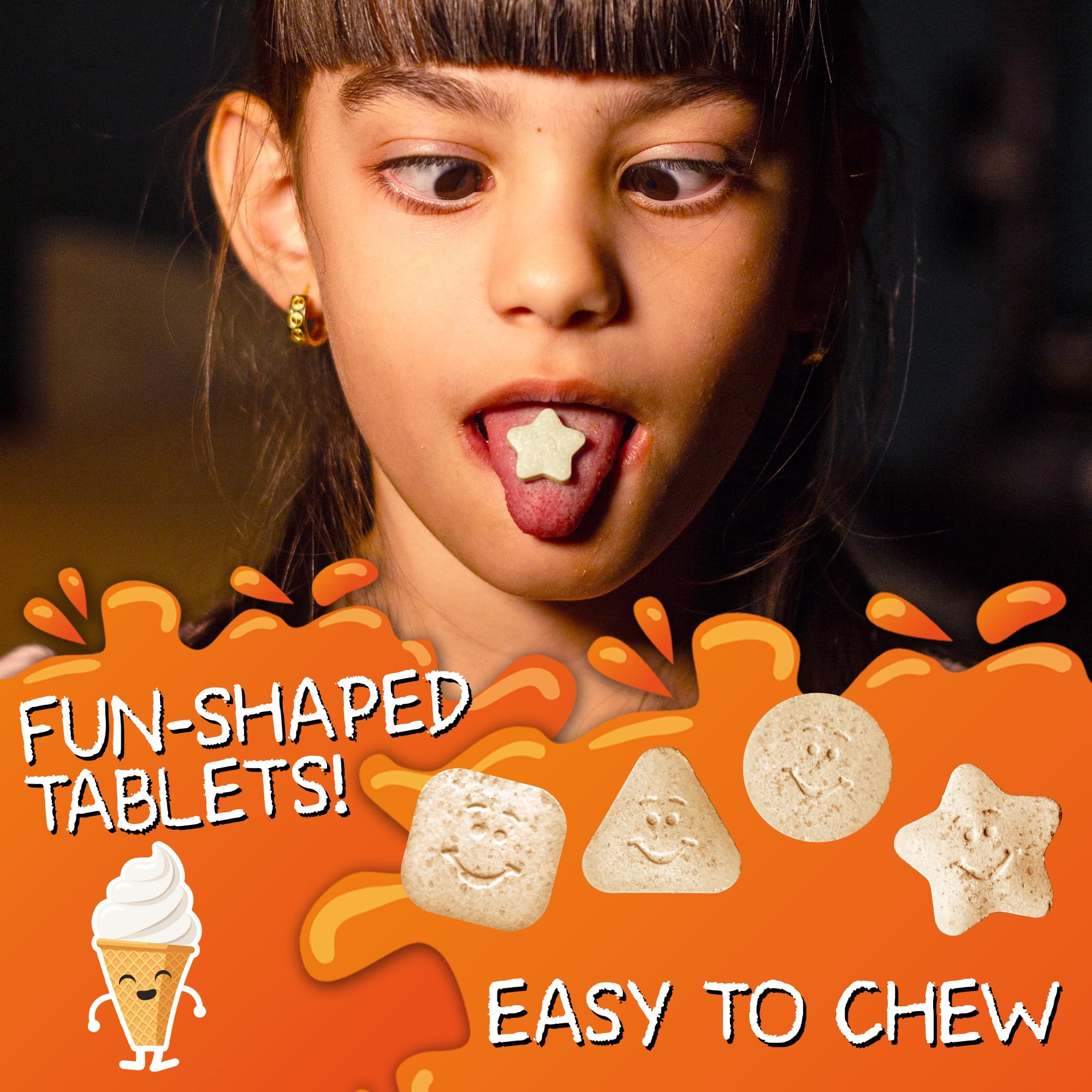 VAL Magnesium Chewable Tablets for Kids displayed with other supplements