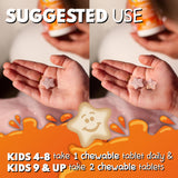 VAL Magnesium Chewable Tablets for Kids in a child's hand