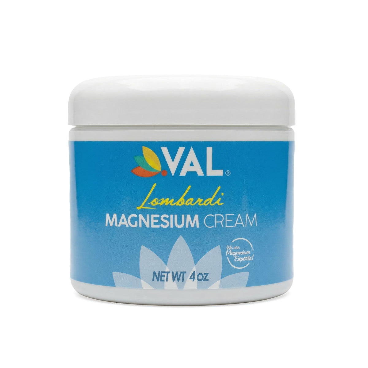 VAL Magnesium Cream 4800mg jar front view