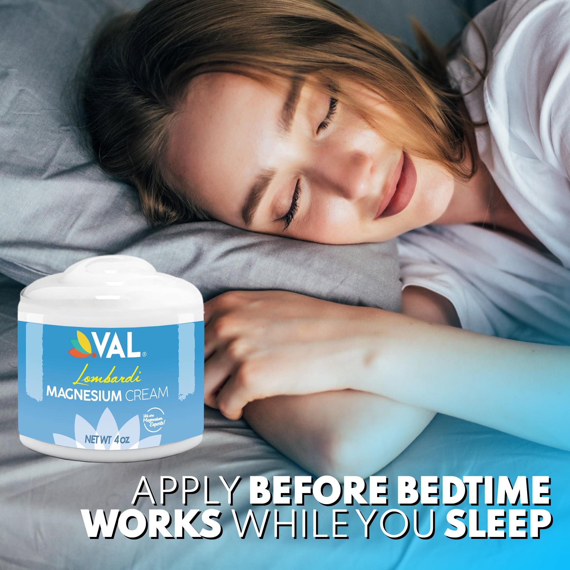 VAL Magnesium Cream 4800mg texture close-up