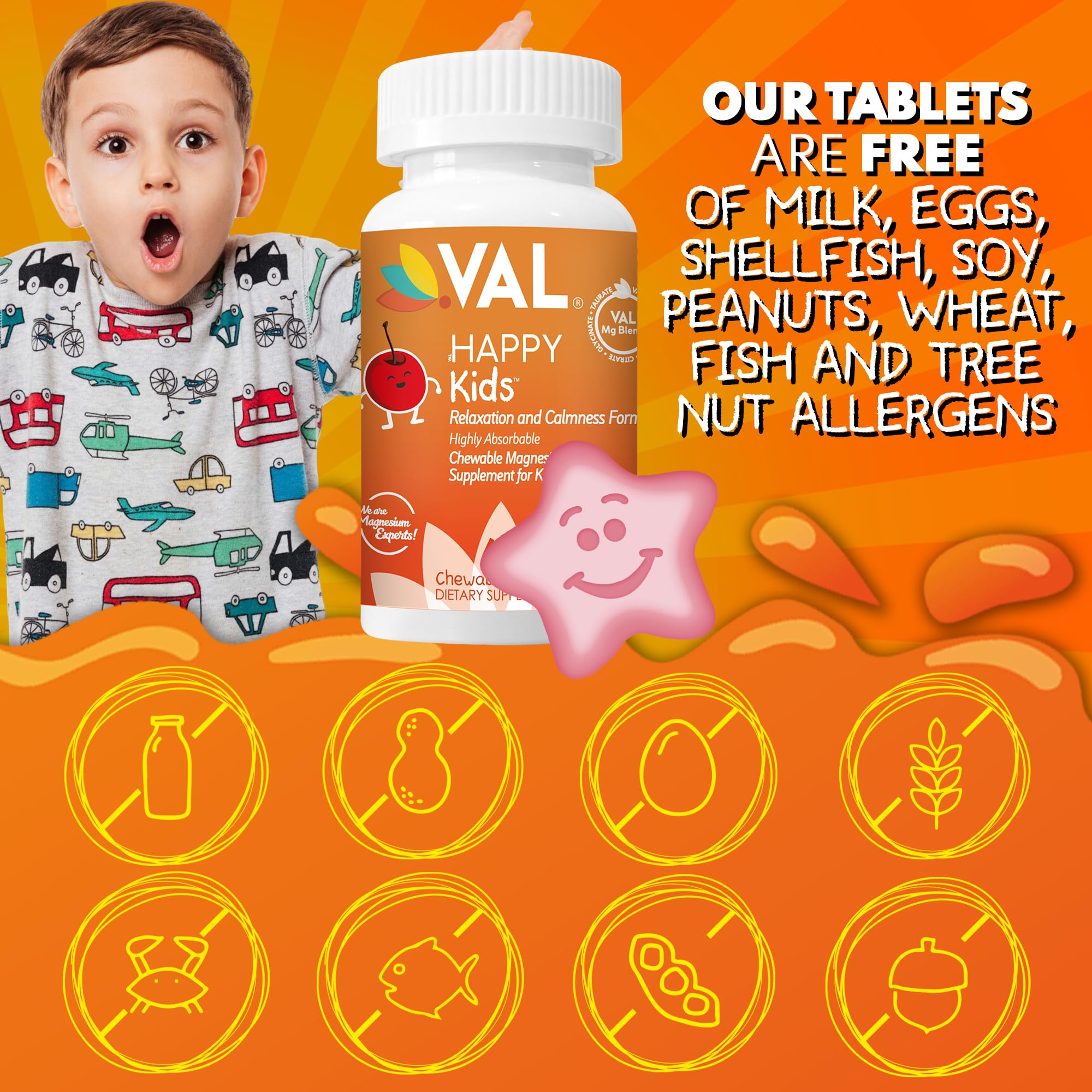 VAL Magnesium for Kids natural cherry flavour