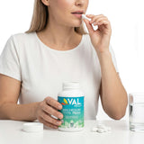 VAL Magnesium Glycinate Tablets 325mg back view