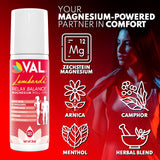 VAL Magnesium Roll-On 188mg close-up of applicator tip