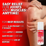 VAL Magnesium Roll-On 188mg showing product in hand