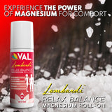 VAL Magnesium Roll-On 188mg side view highlighting roll-on applicator