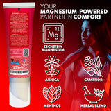 VAL Magnesium Roll-On in lifestyle setting with hands applying