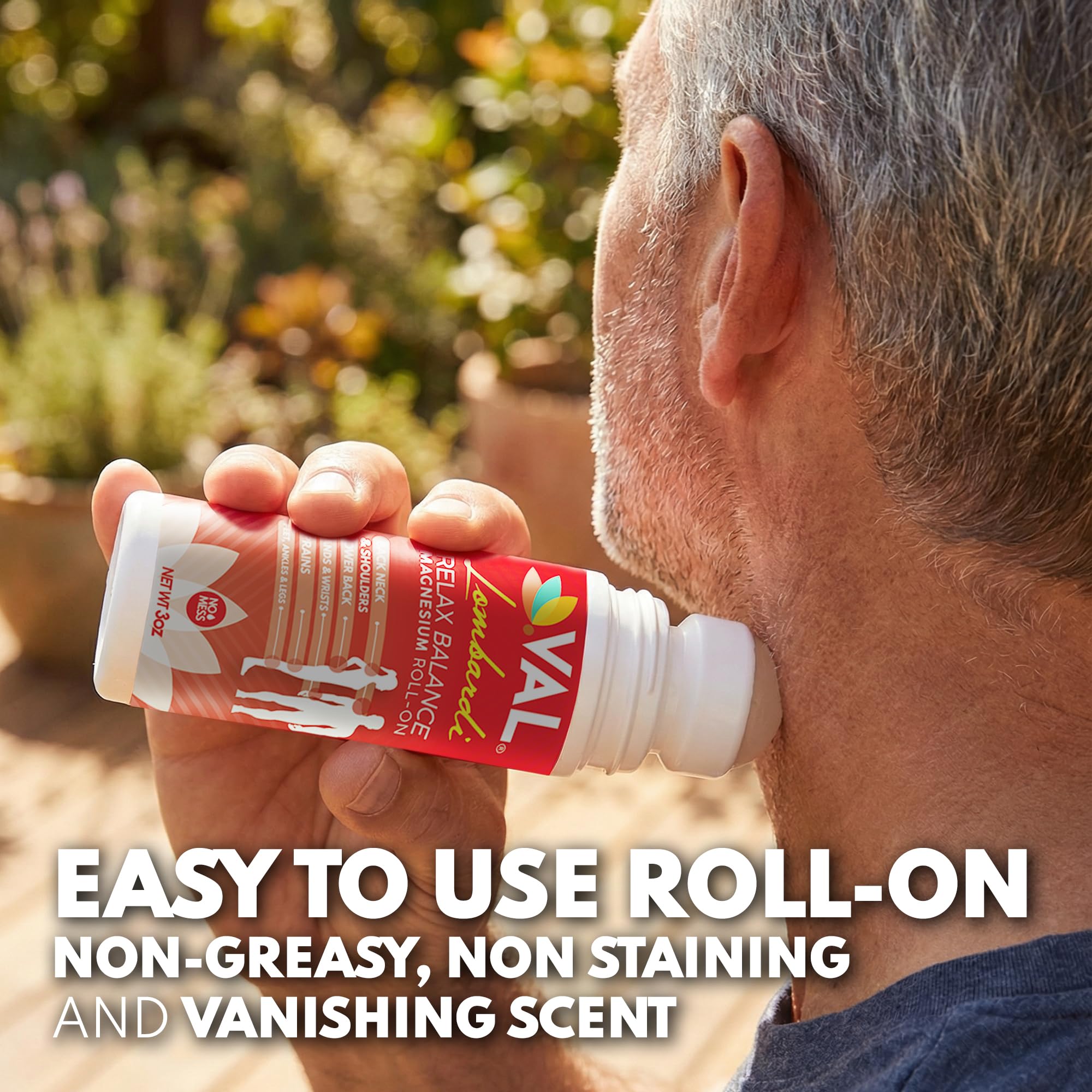 VAL Magnesium Roll-On packaging dimensions
