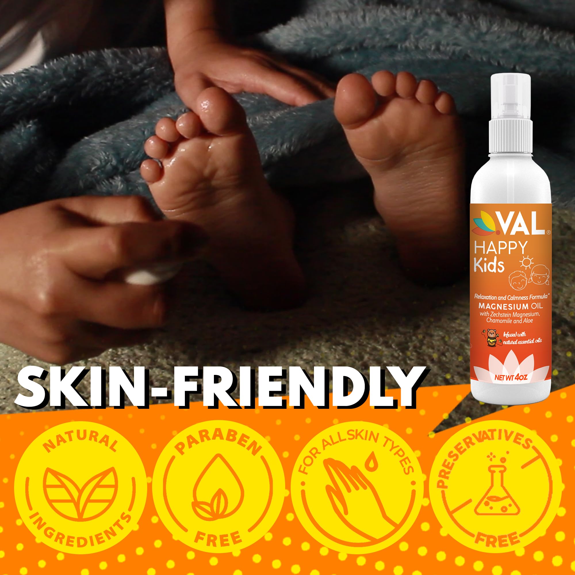 VAL Magnesium Spray for Children 118ml side view