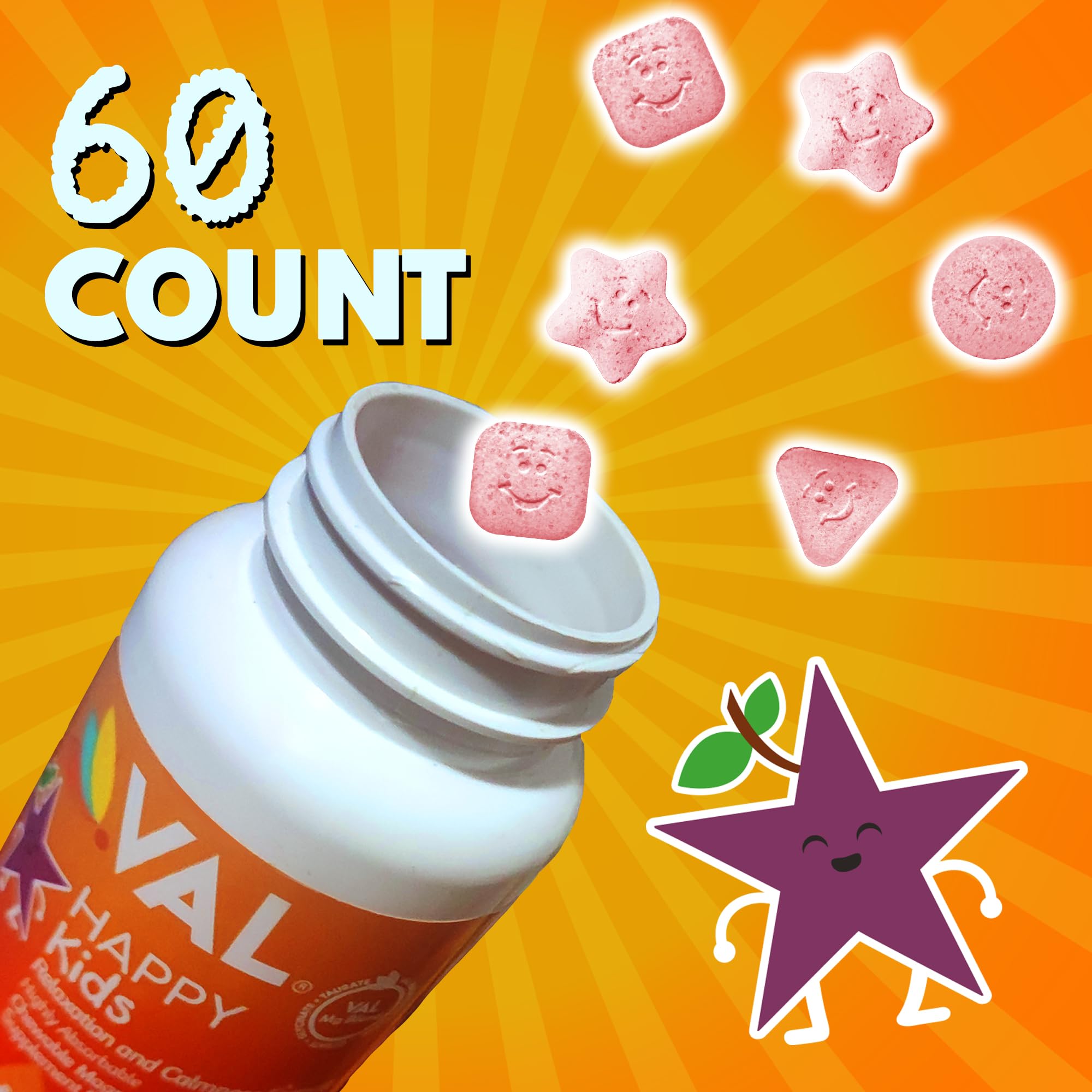 VAL Magnesium Supplement for Kids nutritional information