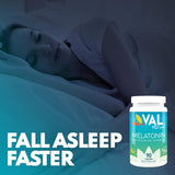 VAL Sleep Supplement Capsules back view with ingredient list