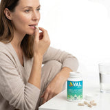 VAL Sleep Supplement Capsules side view showing label