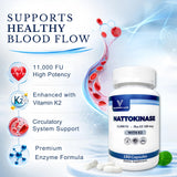 Valboren Labs Nattokinase Supplement bottle with label