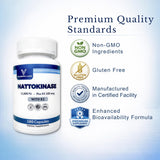 Valboren Labs Nattokinase Supplement with Vitamin K2 details