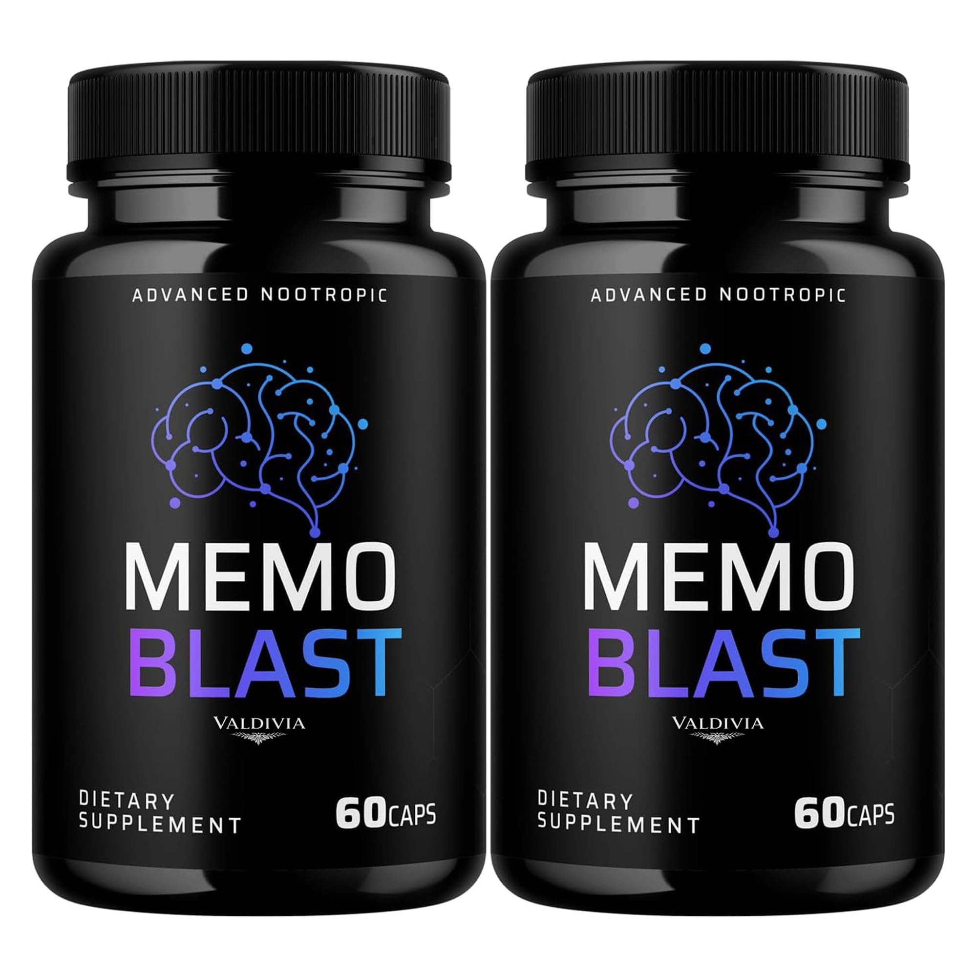 Valdivia Memo Blast Capsules front view with packaging