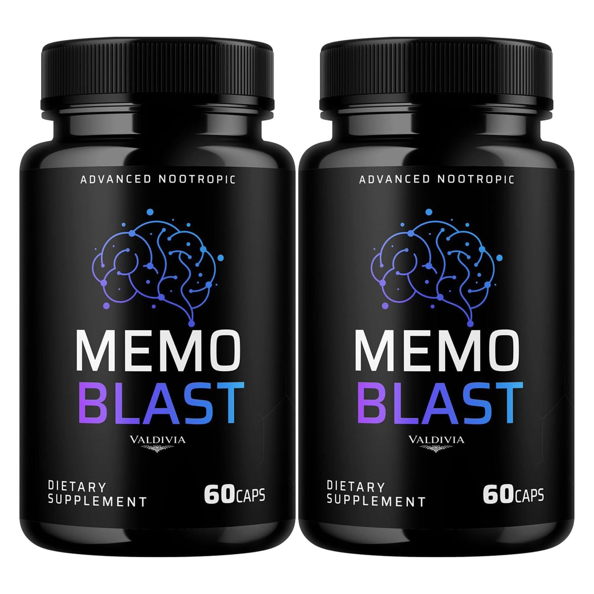 Valdivia Memo Blast Capsules front view with packaging