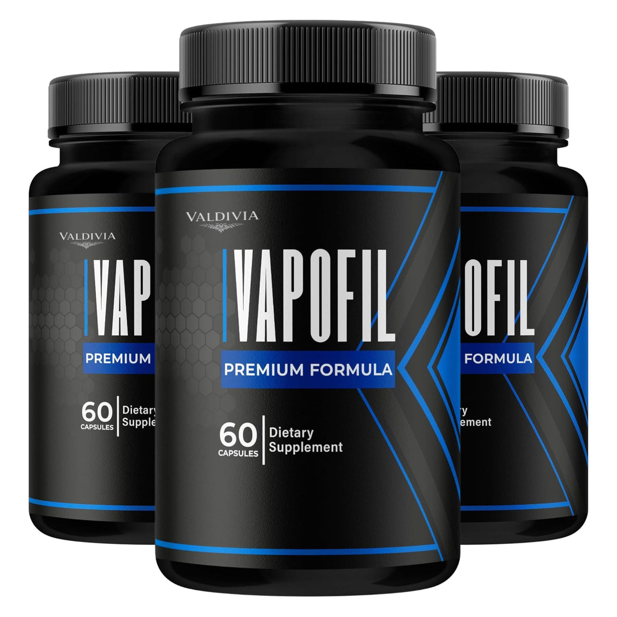 Valdivia Vapofil Daily Supplement 60 Capsules front view