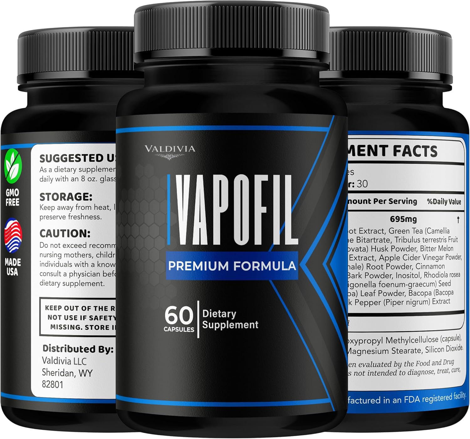 Valdivia Vapofil Daily Supplement 60 Capsules lifestyle scene