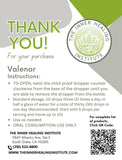 Valenor 2oz Tincture dropper close-up