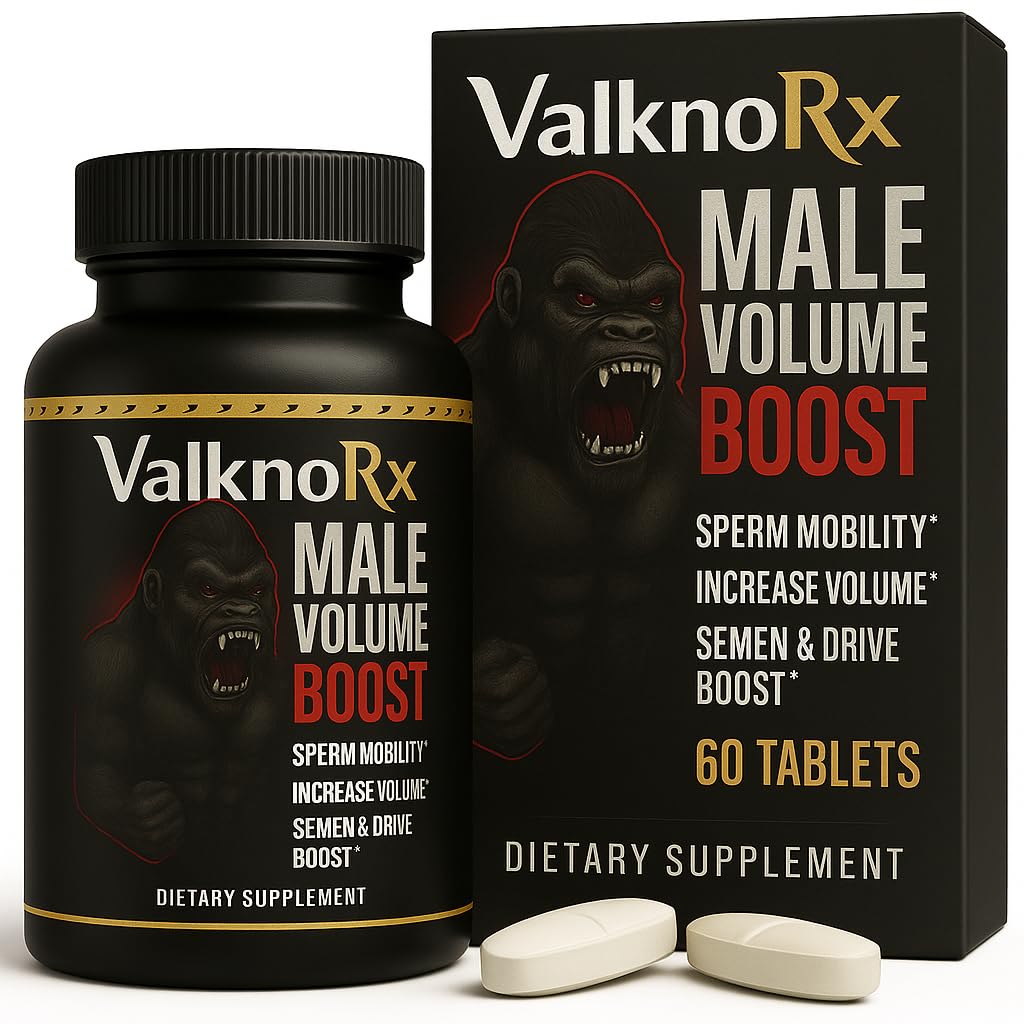 VALKNORX Men's Vitality Supplement 60 capsules front view