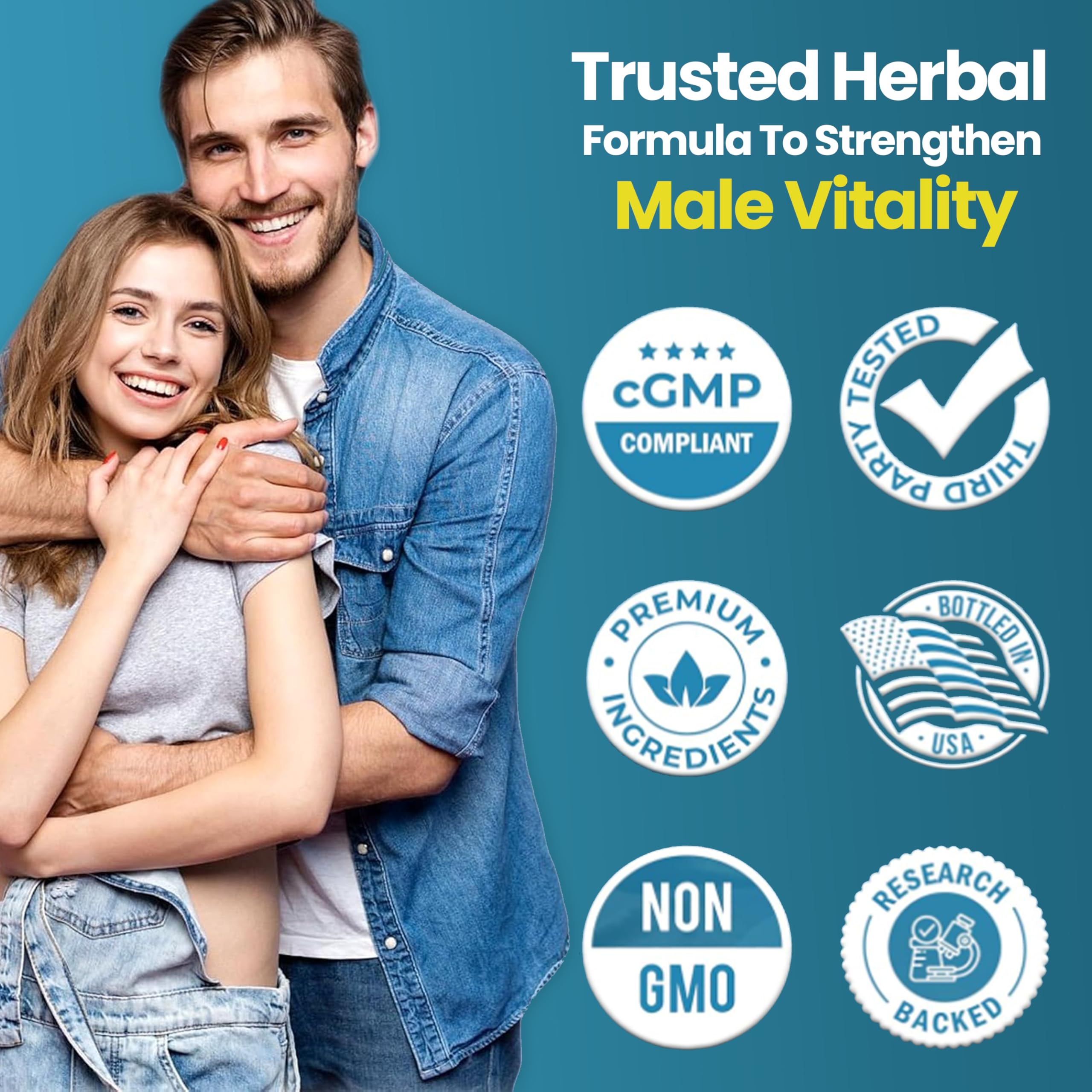 VALKNORX Men's Vitality Supplement capsules close-up