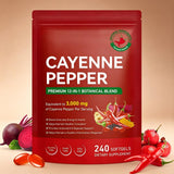Valleylux Cayenne Pepper Supplement 3000mg softgel bottle front view