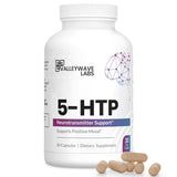 Valleywave Labs 5-HTP Supplement 200mg capsules front view
